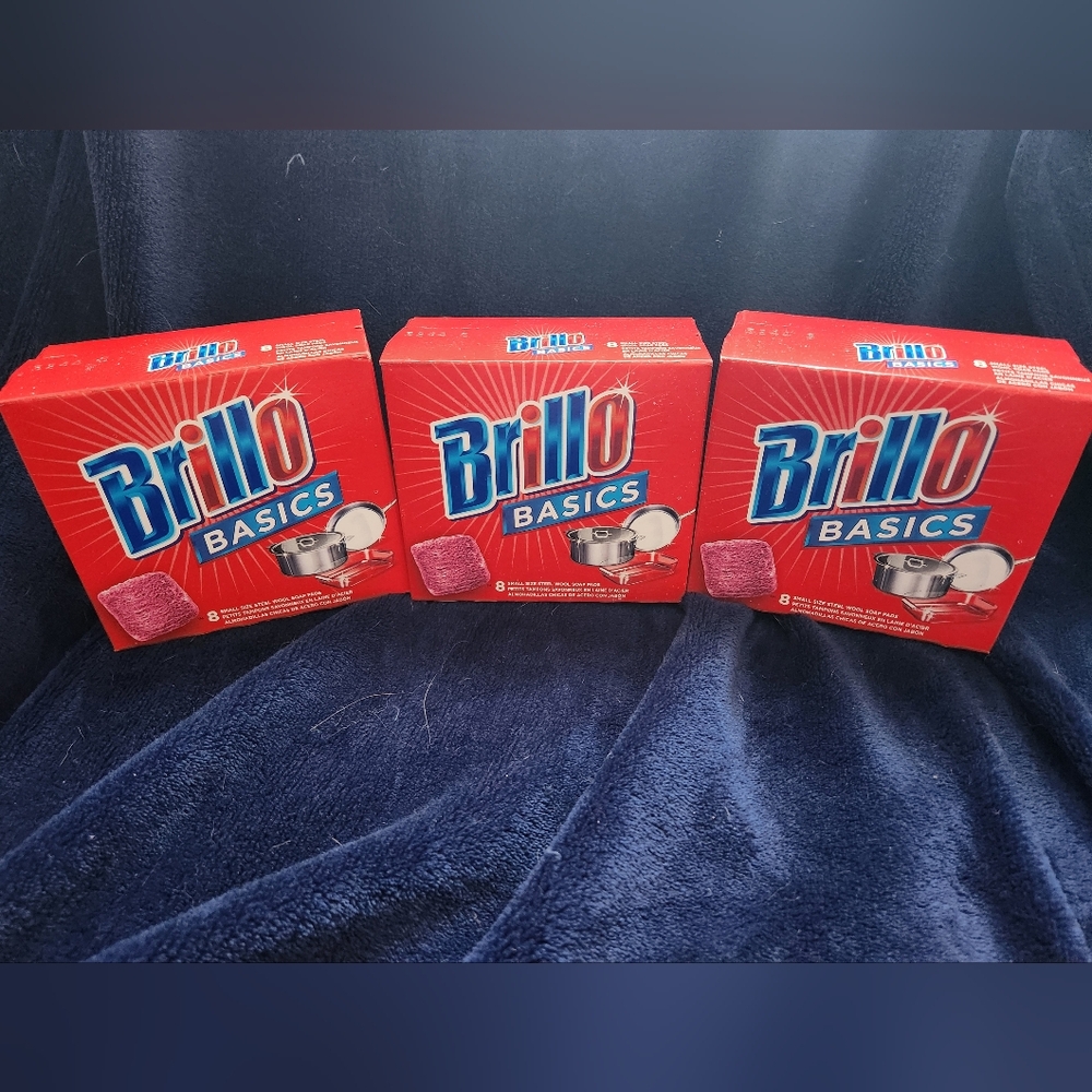 Brillo Pads 8 pack per box